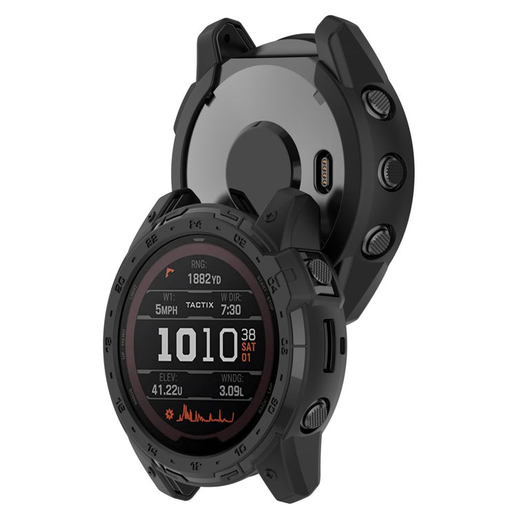 Garmin Tactix 7 AMOLED Edition Watch Case Hollow Flexible Frame with Dial Plate - Black#serie_3