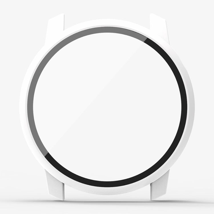 Coros Pace 3 Hard Frame Watch Case Cover with Tempered Glass Screen Film - White#serie_1