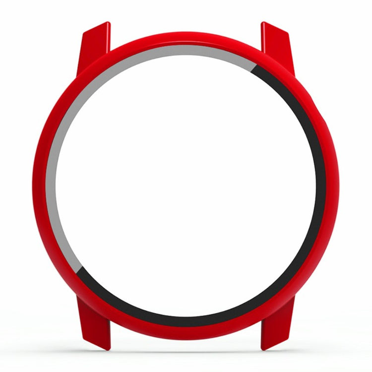 Coros Pace 3 Hard Frame Watch Case Cover with Tempered Glass Screen Film - Red#serie_4