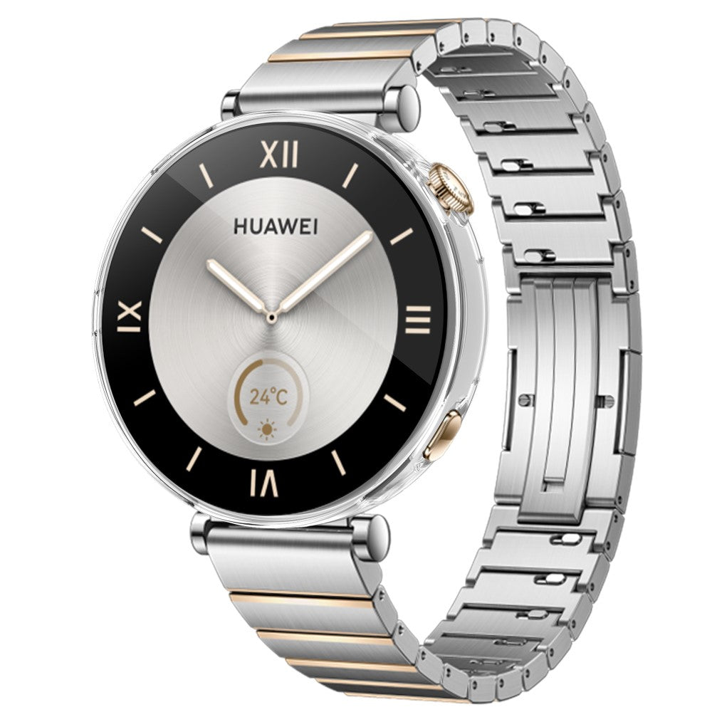 Huawei Watch GT 4 41mm Watch Case Full Coverage Flexible Protective Cover - Transparent White#serie_1