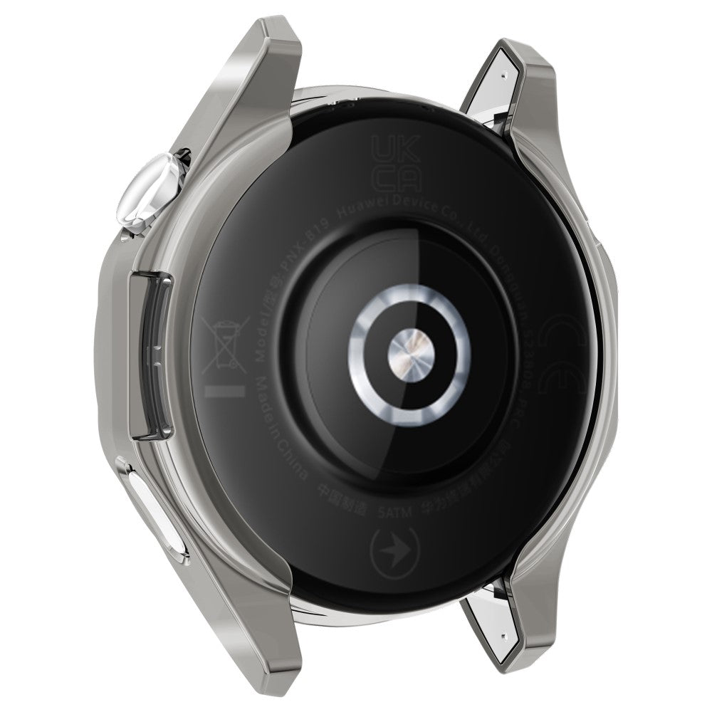 Meget Fint Silikone Cover passer til Huawei Watch GT 4 46mm - Sølv#serie_1
