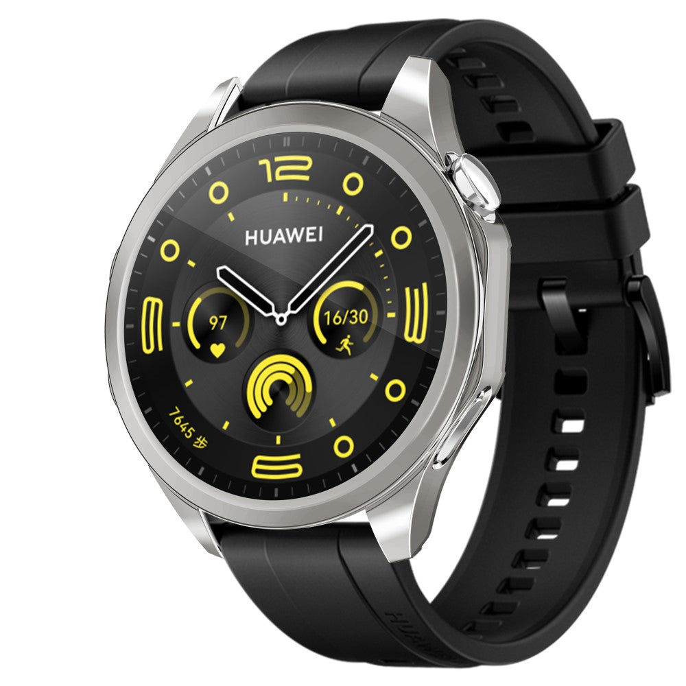 Huawei Watch GT 4 46mm Watch Case Flexible Scratch-resistant Electroplating Protector Cover - Grey#serie_1