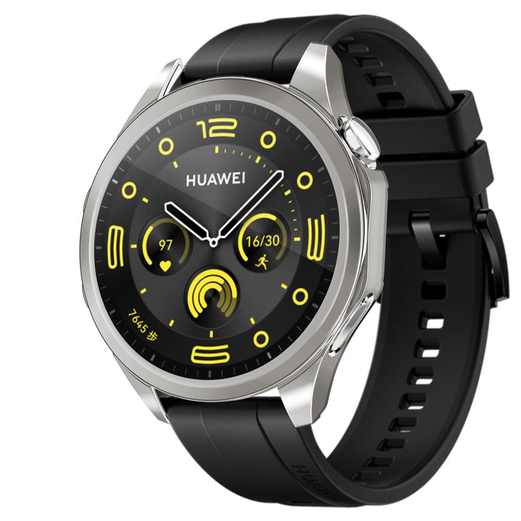 Huawei Watch GT 4 46mm Watch Case Flexible Scratch-resistant Electroplating Protector Cover - Grey#serie_1