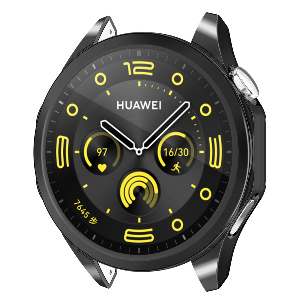 Meget Fint Silikone Cover passer til Huawei Watch GT 4 46mm - Sort#serie_3