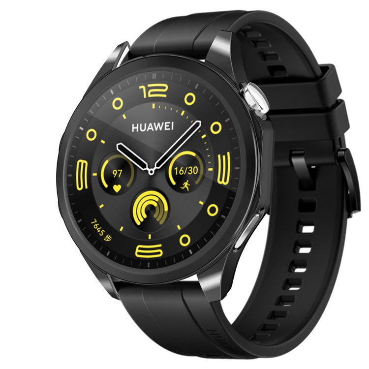Huawei Watch GT 4 46mm Watch Case Flexible Scratch-resistant Electroplating Protector Cover - Black#serie_3