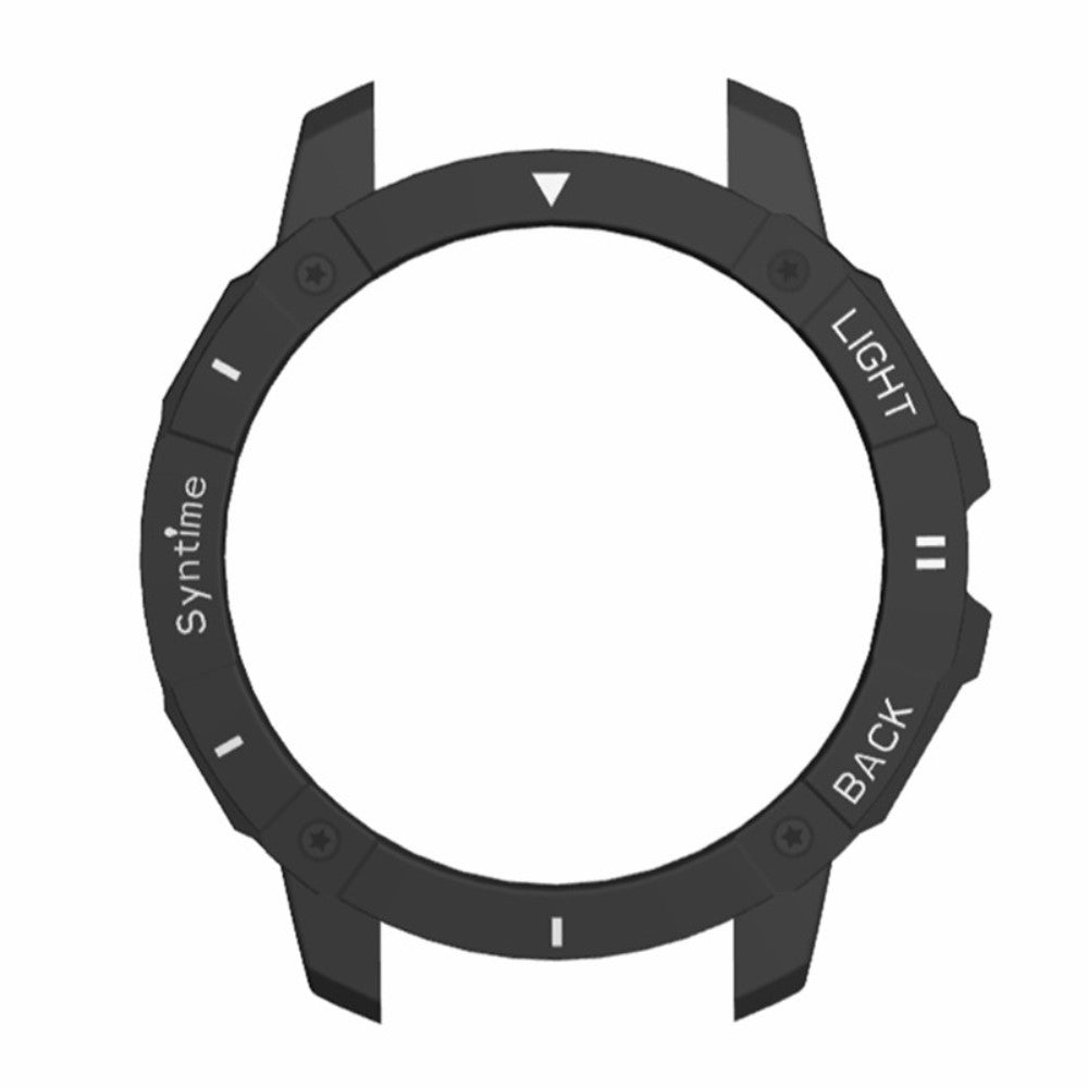 Hårdt Silikone Universal Bumper passer til Syntime 2 / Syntime 2 Pro - Sort#serie_1