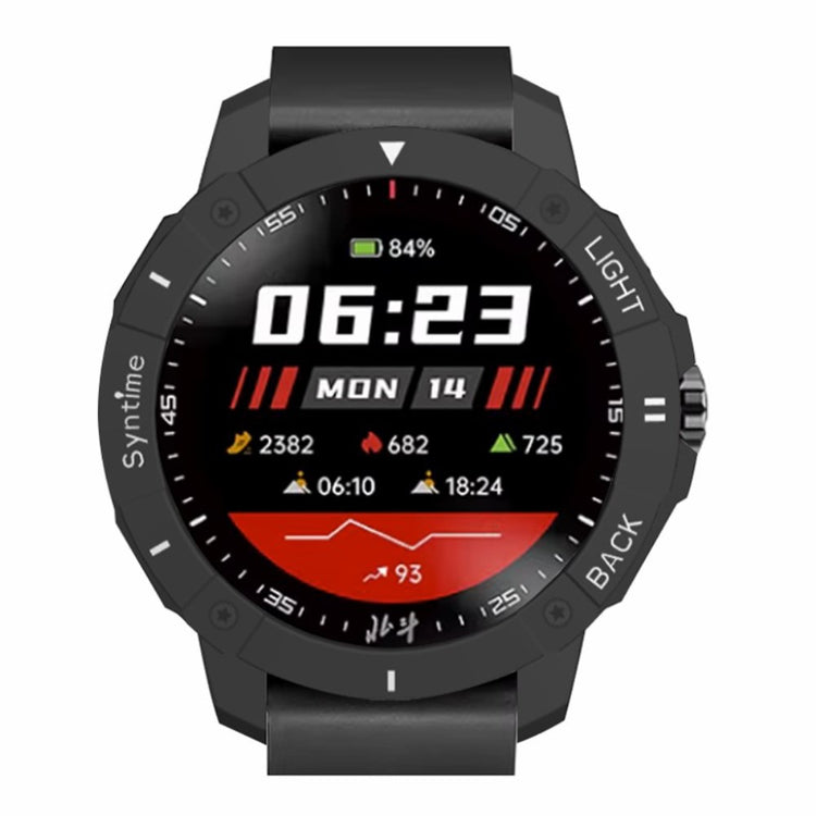 Syntime 2 / 2 Pro Hard Watch Case Hollowed-out scratch-resistant Frame Cover - Black+White#serie_1