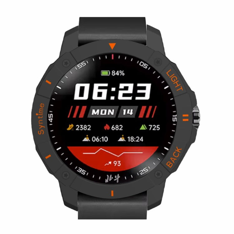 Syntime 2 / 2 Pro Hard Watch Case Hollowed-out scratch-resistant Frame Cover - Black+Orange#serie_2