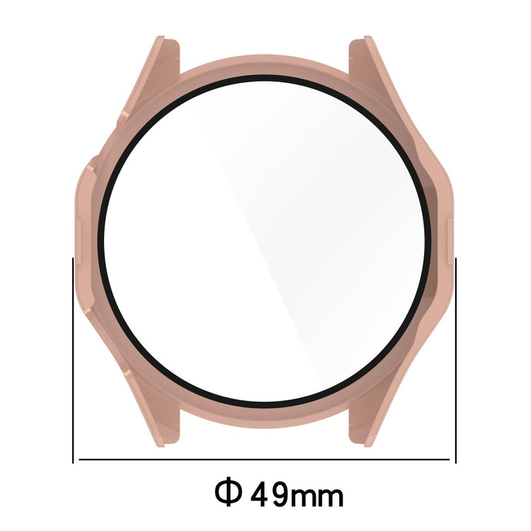 Honor Watch 4 Pro Watch Case Full Coverage Protective Cover with Tempered Glass Screen Film - Transparent#serie_3