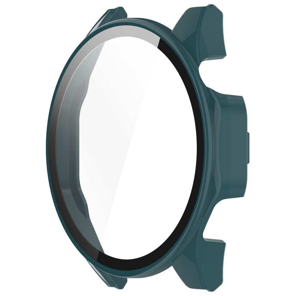 Godt Cover med Skærmbeskytter i Silikone og Glas passer til Huawei Watch 4 Pro - Grøn#serie_4