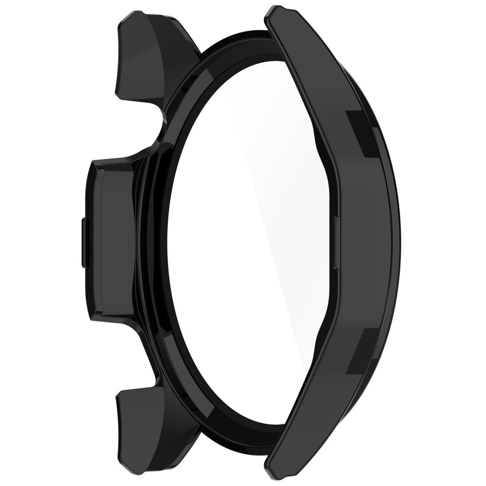Godt Cover med Skærmbeskytter i Silikone og Glas passer til Huawei Watch 4 Pro - Blå#serie_6