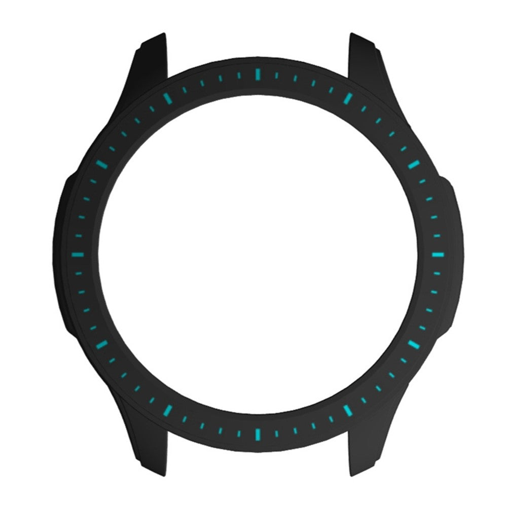 Huami Amazfti GTR 4 Bumper Frame Cover Hard Protective Watch Case - Black+Blue#serie_5