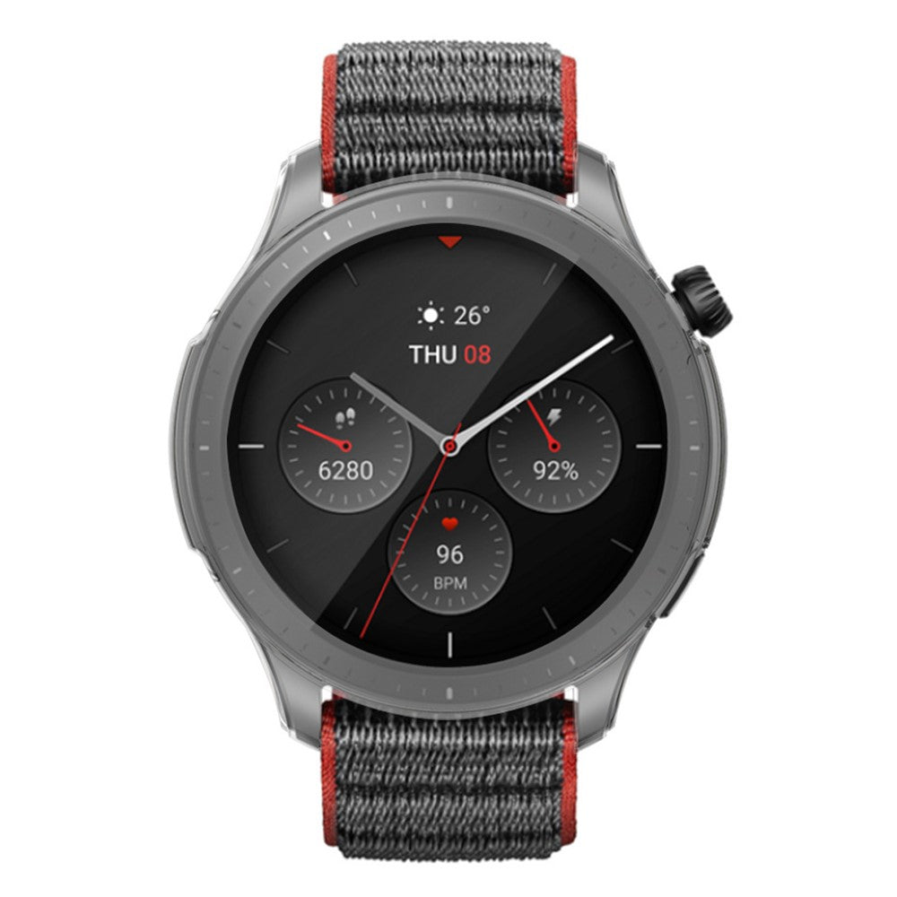 Beskyttende Silikone Bumper passer til Amazfit GTR 4 - Gennemsigtig#serie_8