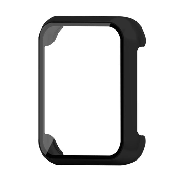Oppo Watch 3 Watch Case Electroplated Hard Cover with Tempered Glass Screen Film - Black#serie_1