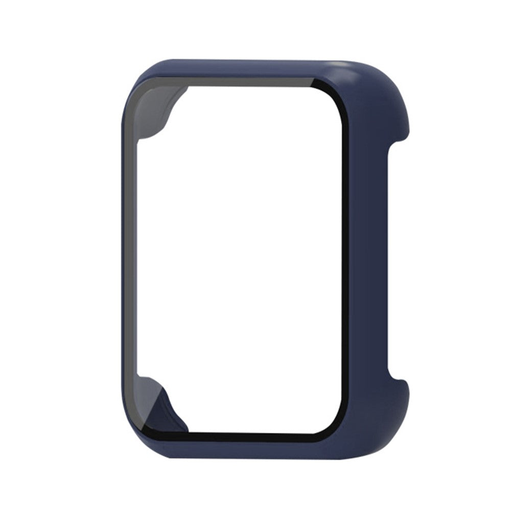 Oppo Watch 3 Watch Case Electroplated Hard Cover with Tempered Glass Screen Film - Midnight Blue#serie_9