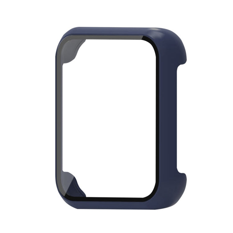 Oppo Watch 3 Watch Case Electroplated Hard Cover with Tempered Glass Screen Film - Midnight Blue#serie_9