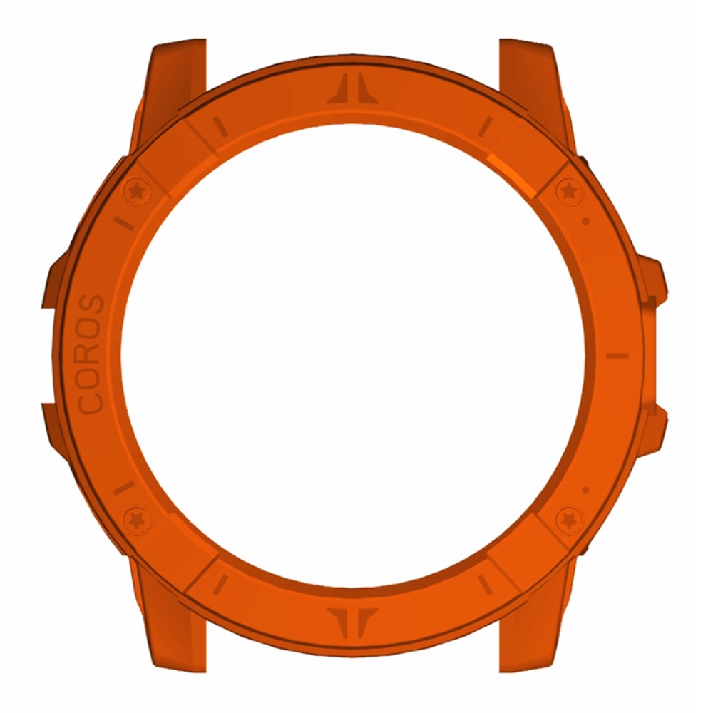 Hårdt Silikone Bumper passer til Coros Vertix 2 - Orange#serie_1