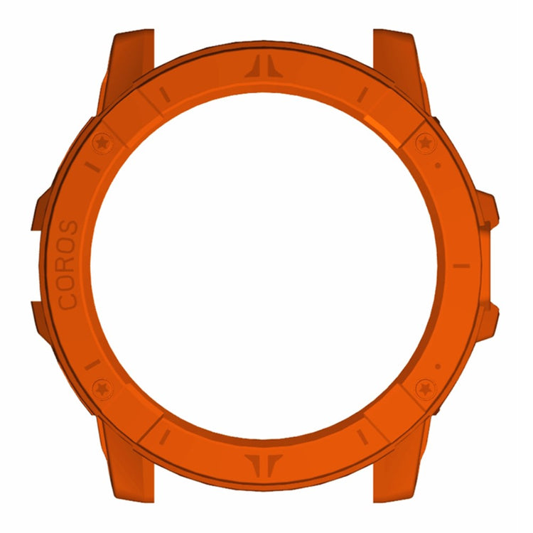 Hårdt Silikone Bumper passer til Coros Vertix 2 - Orange#serie_1
