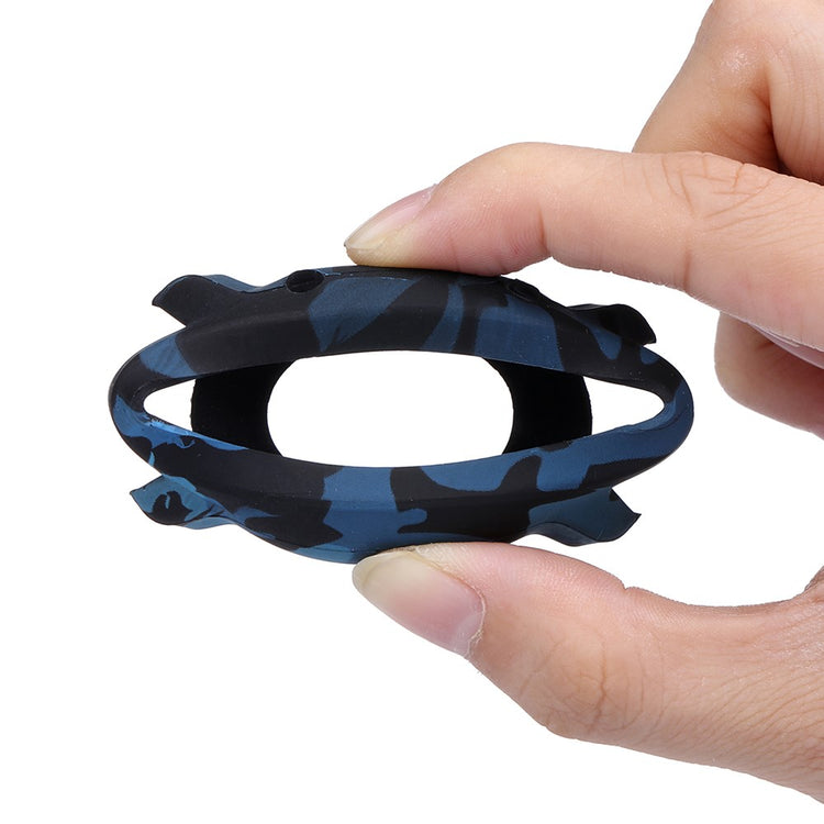Huami Amazfit GTR 3 / GTR 3 Pro / GTR 47mm Silicone Bumper Frame Hollowed Cover - Blue Camouflage#serie_2