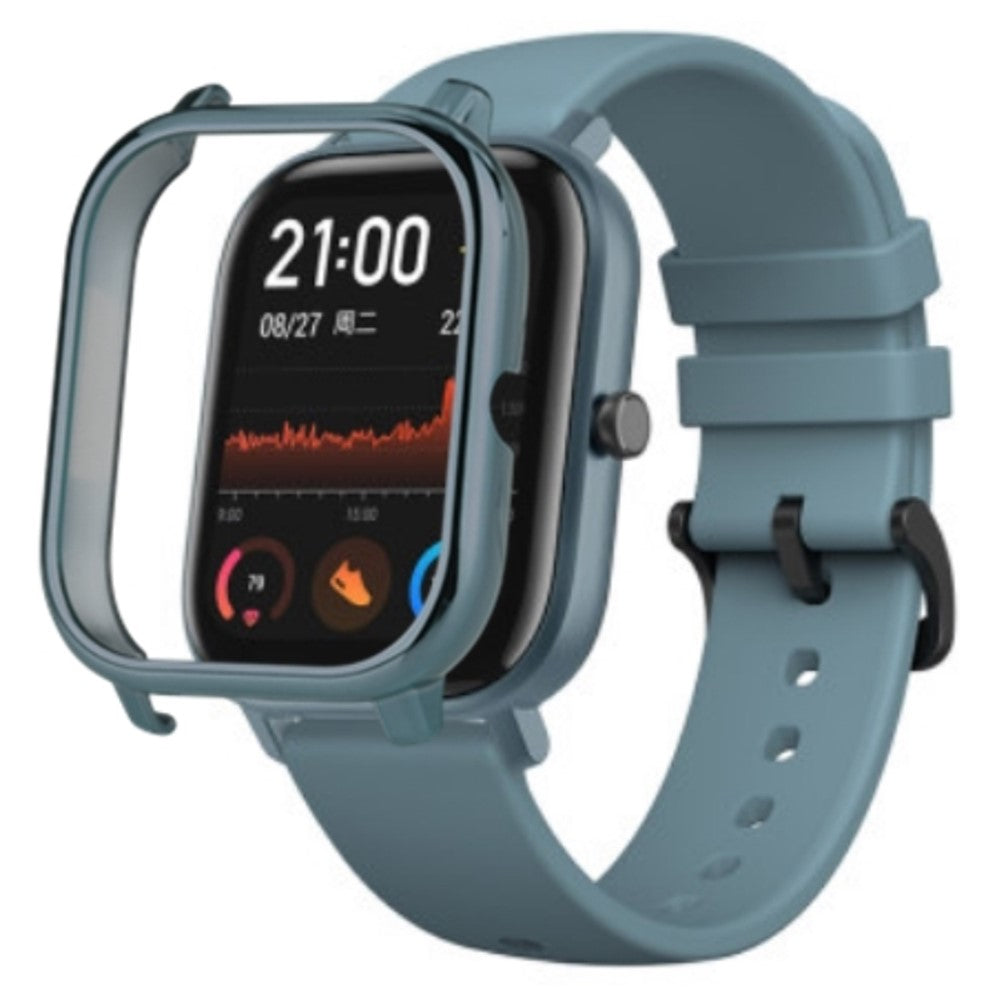 Hårdt Silikone Bumper passer til Amazfit GTS 1 - Blå#serie_1