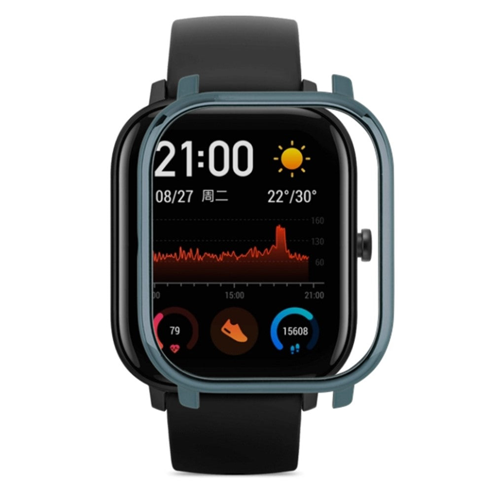 Hårdt Silikone Bumper passer til Amazfit GTS 1 - Blå#serie_1