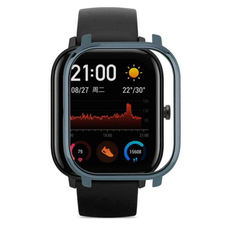 Hårdt Silikone Bumper passer til Amazfit GTS 1 - Blå#serie_1