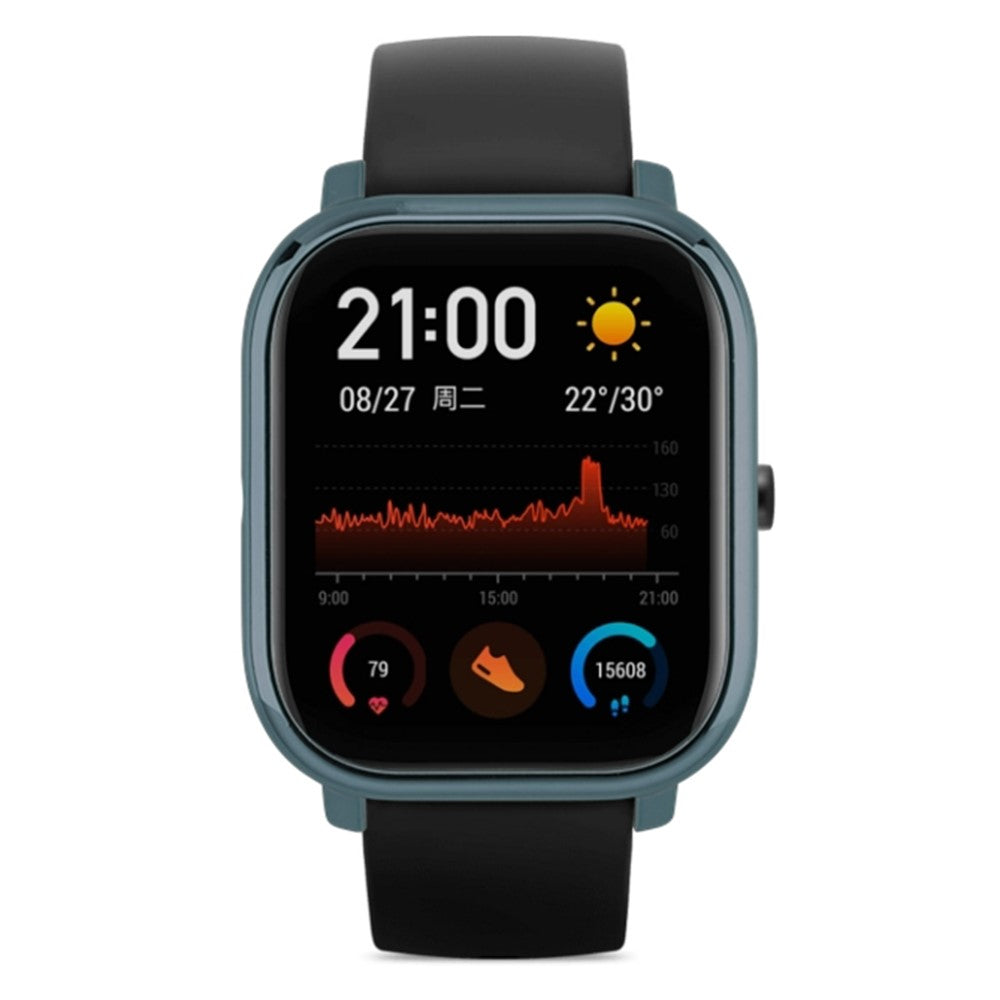 Huami Amazfit GTS Bumper Frame Hollow Hard Electroplated Watch Case - Blue#serie_1