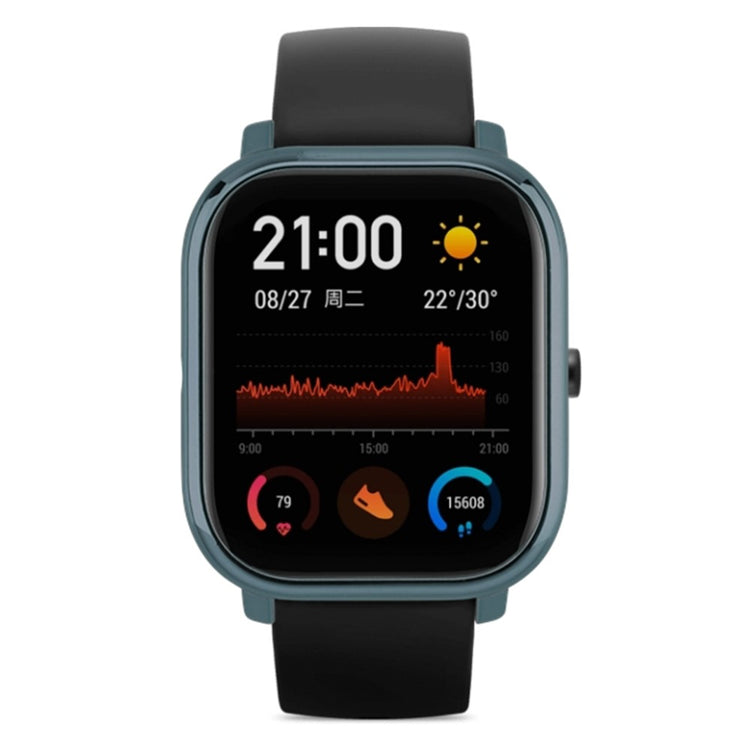 Huami Amazfit GTS Bumper Frame Hollow Hard Electroplated Watch Case - Blue#serie_1