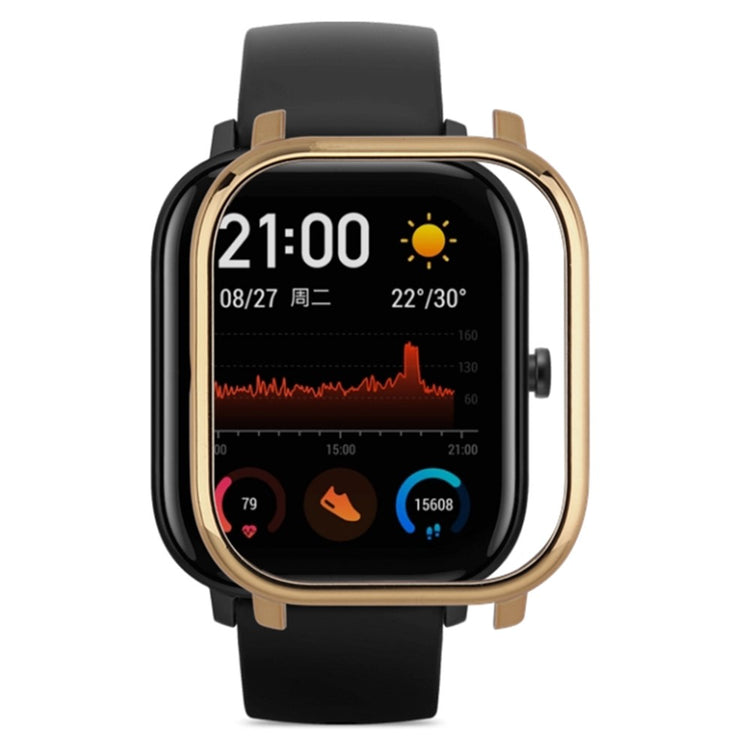 Hårdt Silikone Bumper passer til Amazfit GTS 1 - Guld#serie_2