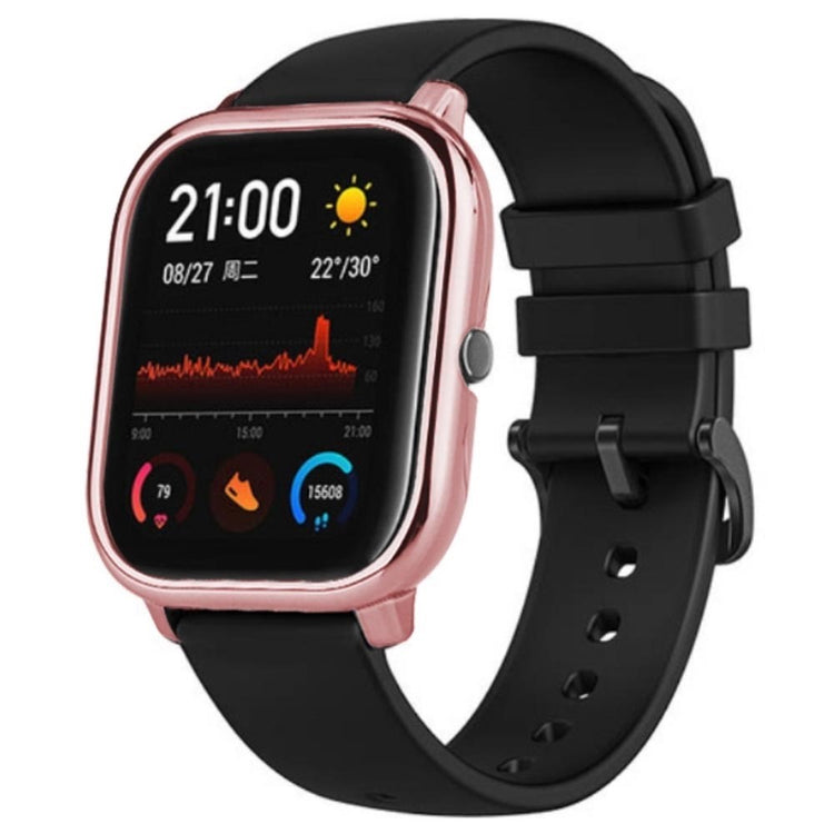 Hårdt Silikone Bumper passer til Amazfit GTS 1 - Pink#serie_3