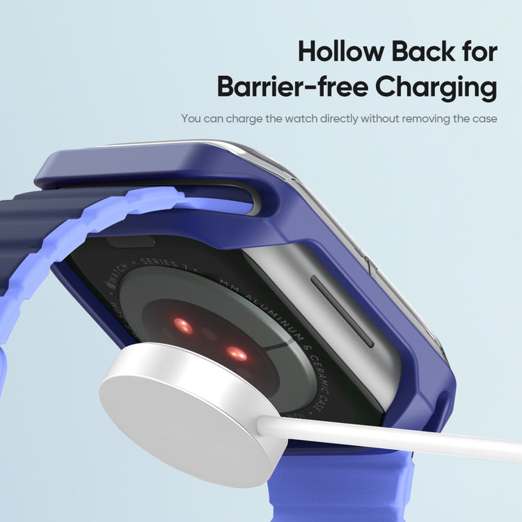 Godt Silikone Cover passer til Apple Smartwatch - Blå#serie_3