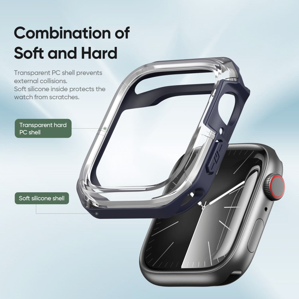 Godt Silikone Cover passer til Apple Smartwatch - Blå#serie_5