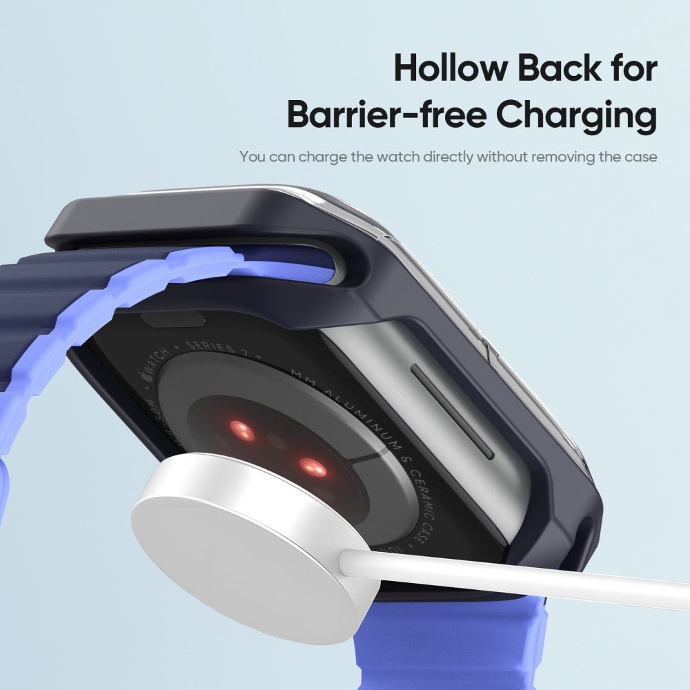 Godt Silikone Cover passer til Apple Smartwatch - Blå#serie_5