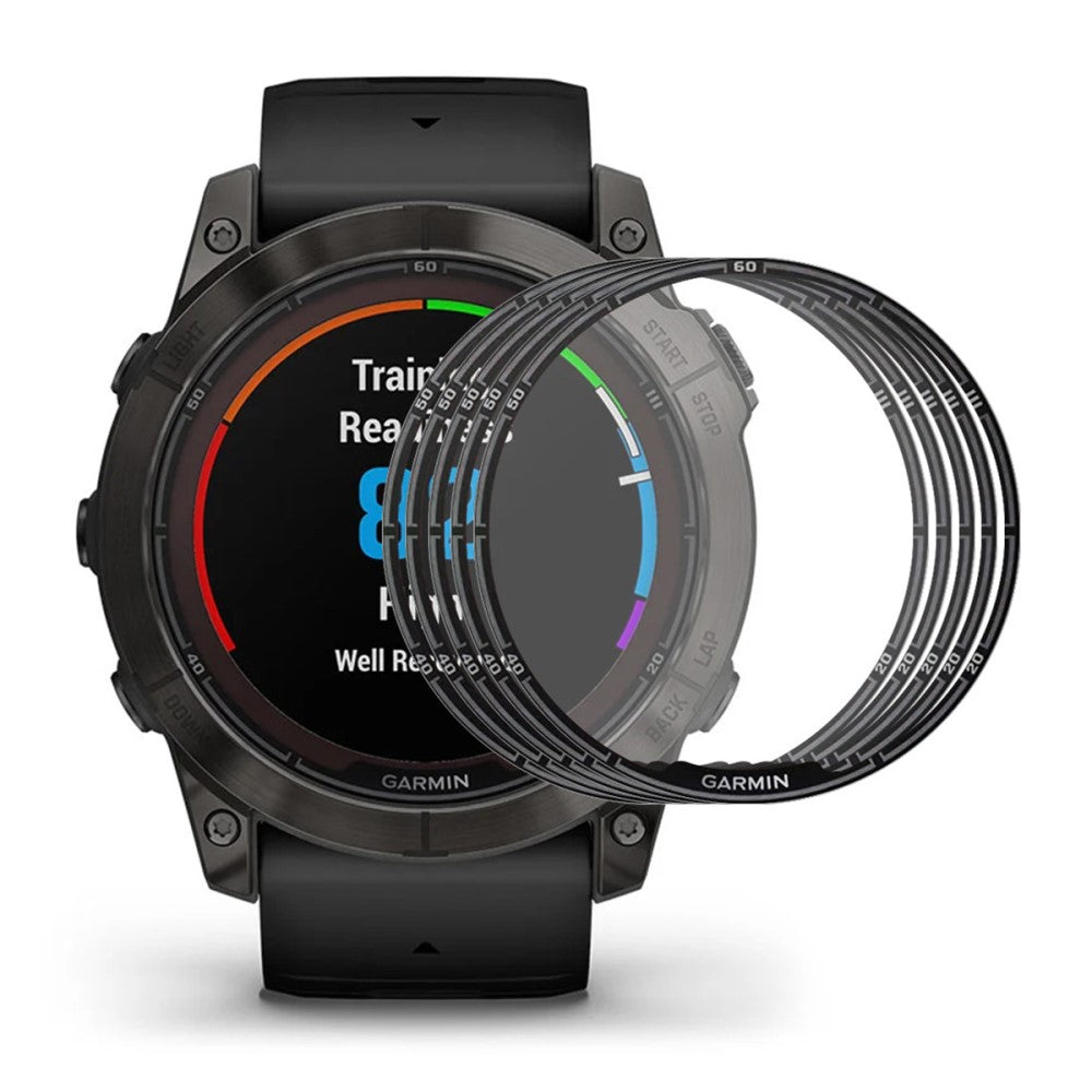 ENKAY HAT PRINCE 5Pcs Garmin Fenix 7X Pro Screen Protector 3D Curved Soft Bump Resistant Edge Smart Watch Film#serie_1