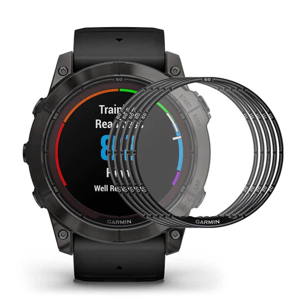 ENKAY HAT PRINCE 5Pcs Garmin Fenix 7 Pro Smartwatch Screen Protector Full Cover 3D Curved Soft Bump Resistant Edge and Clear Film#serie_1