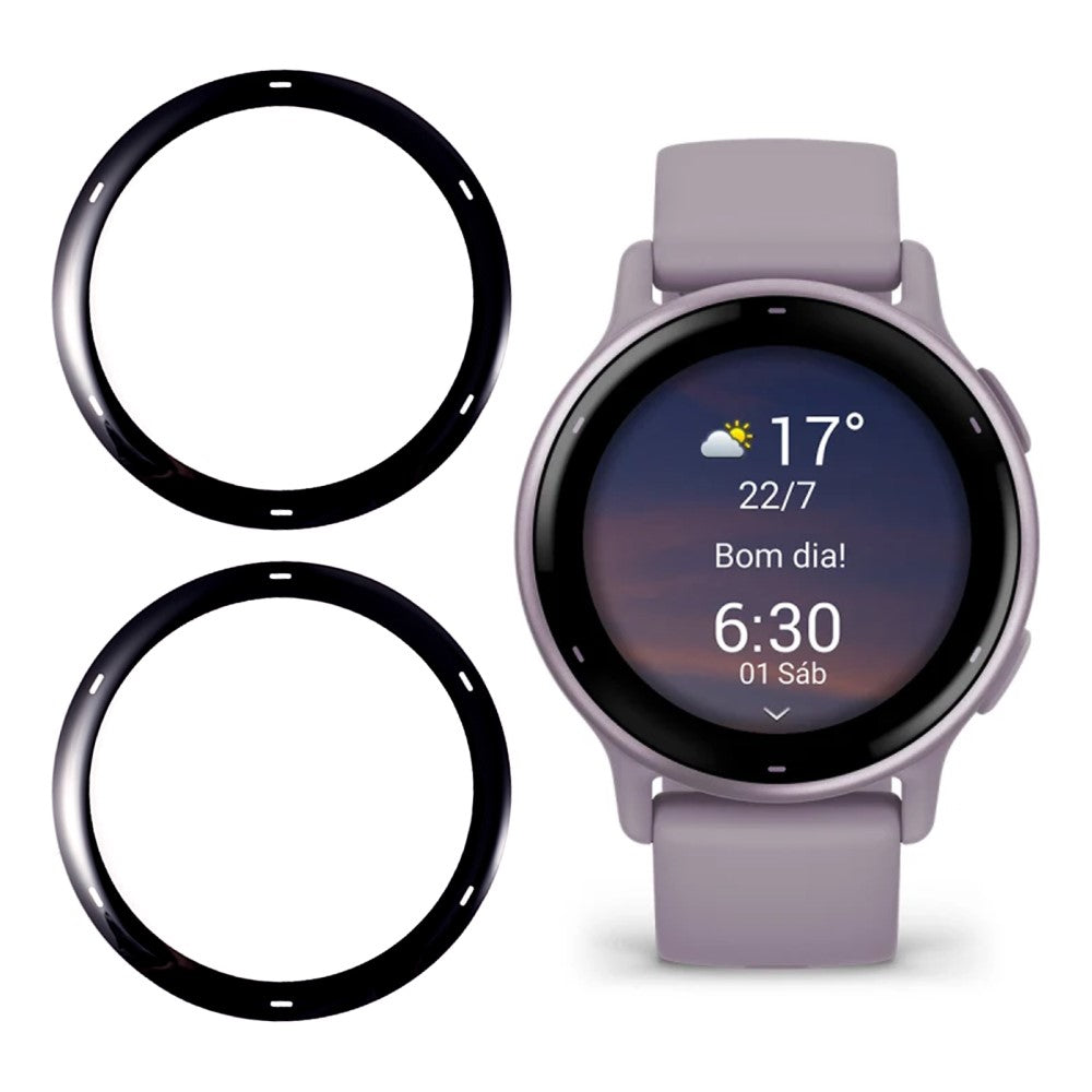 2Pcs / Pack Garmin Vivoactive 5 Watch Screen Protector Bubble Free HD Film#serie_1