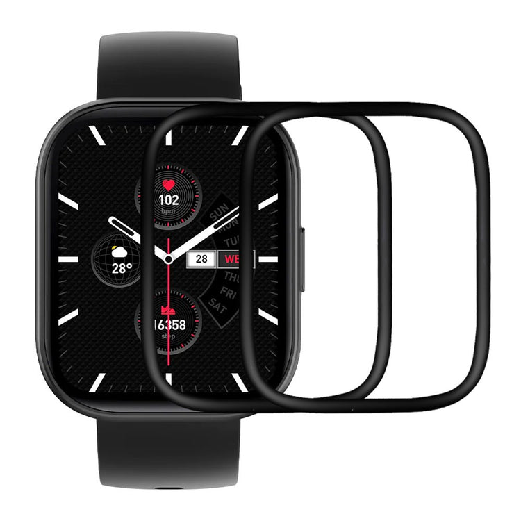 2Pcs / Pack For COLMi P68 Plastic Screen Protector scratch-resistant Watch Screen Film#serie_1