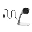 Garmin Venu 3 / Venu 3S / Vivoactiv 5 Watch Charger Stand Aluminium Alloy Charging Dock with Data Function - Right Port - Right Port / Silver