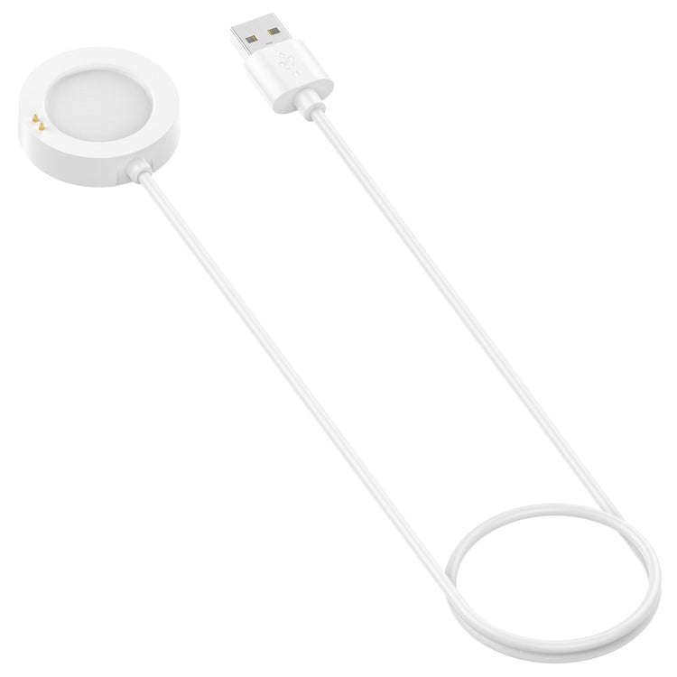 1m Silikone Magnetisk USB Opladningskabel passer til Xiaomi Smartwatch - Hvid#serie_2