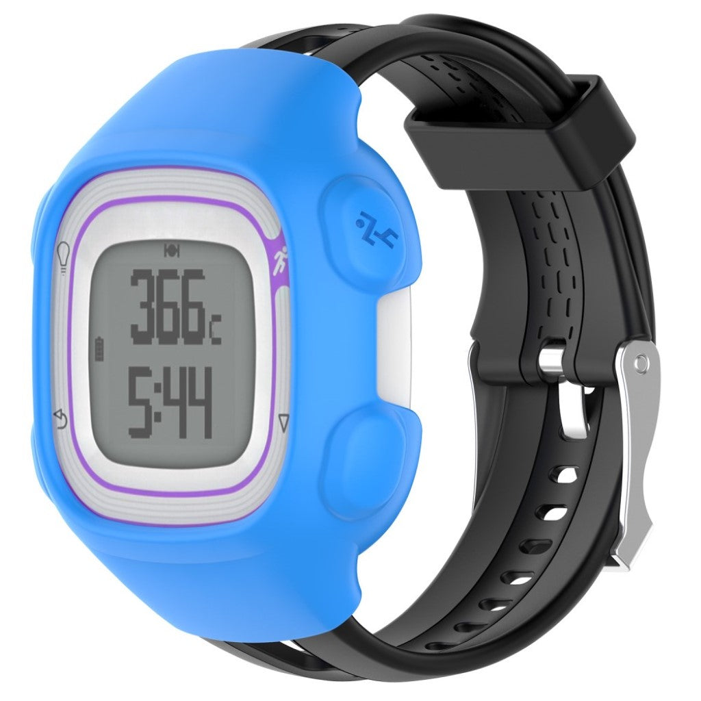 Rigtigt Fed Garmin Forerunner 10 Silikone Cover - Blå#serie_1