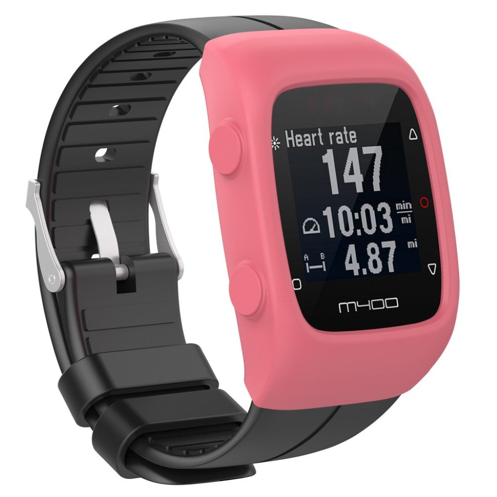 Mega Flot Polar M400 Silikone Cover - Pink#serie_3