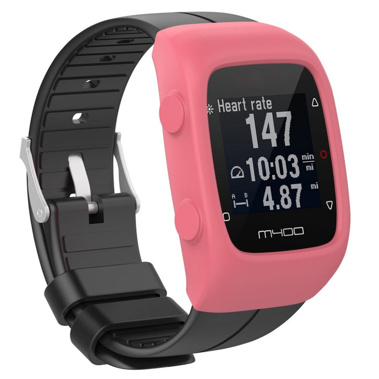 Mega Flot Polar M400 Silikone Cover - Pink#serie_3