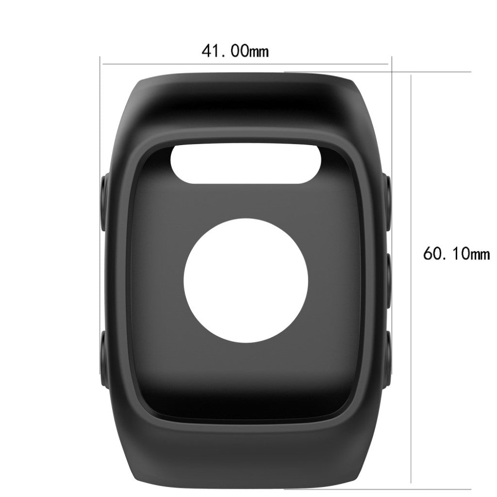 Mega Flot Polar M400 Silikone Cover - Sort#serie_7