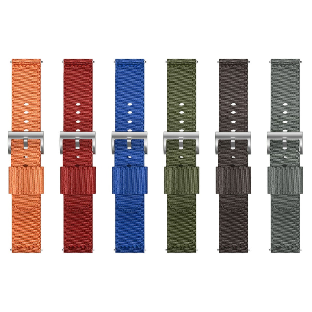 Meget Smuk Nylon Rem passer til 20mm - Sort#serie_bfwu102c