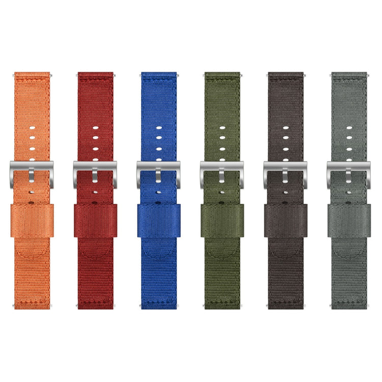 Meget Smuk Nylon Rem passer til 20mm - Sort#serie_bfwu102c