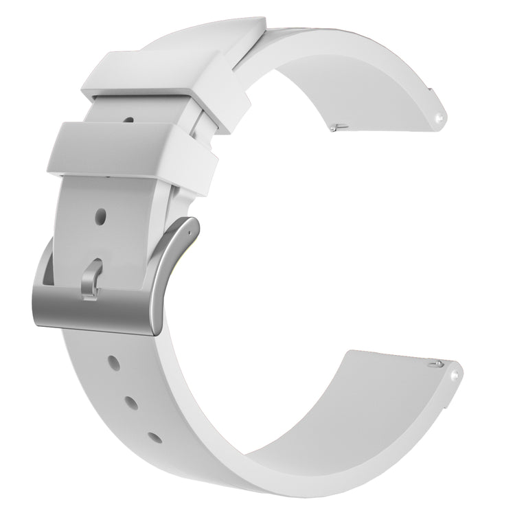 Vildt Fed Silikone Rem passer til 24mm - Hvid#serie_bfwu112l