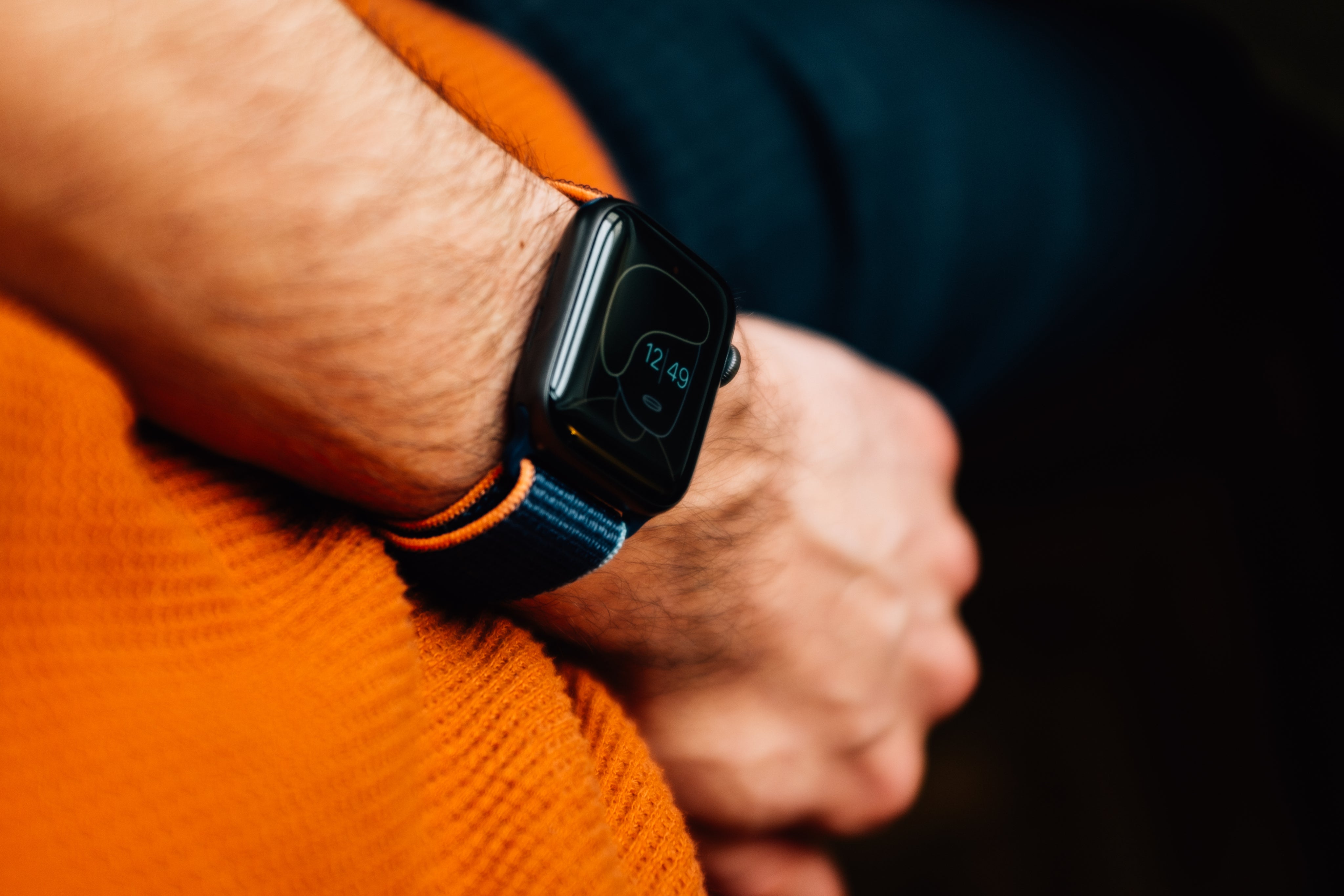 Smartwatch med stof urrem
