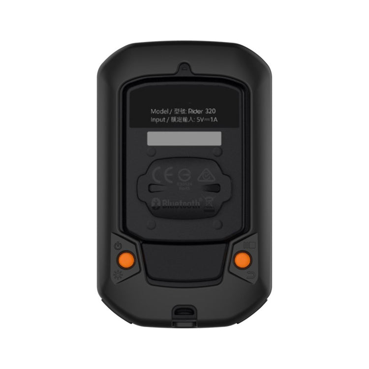 Godt Silikone Cover til Bryton Rider 430 / Bryton Rider 320 - Sort#serie_1