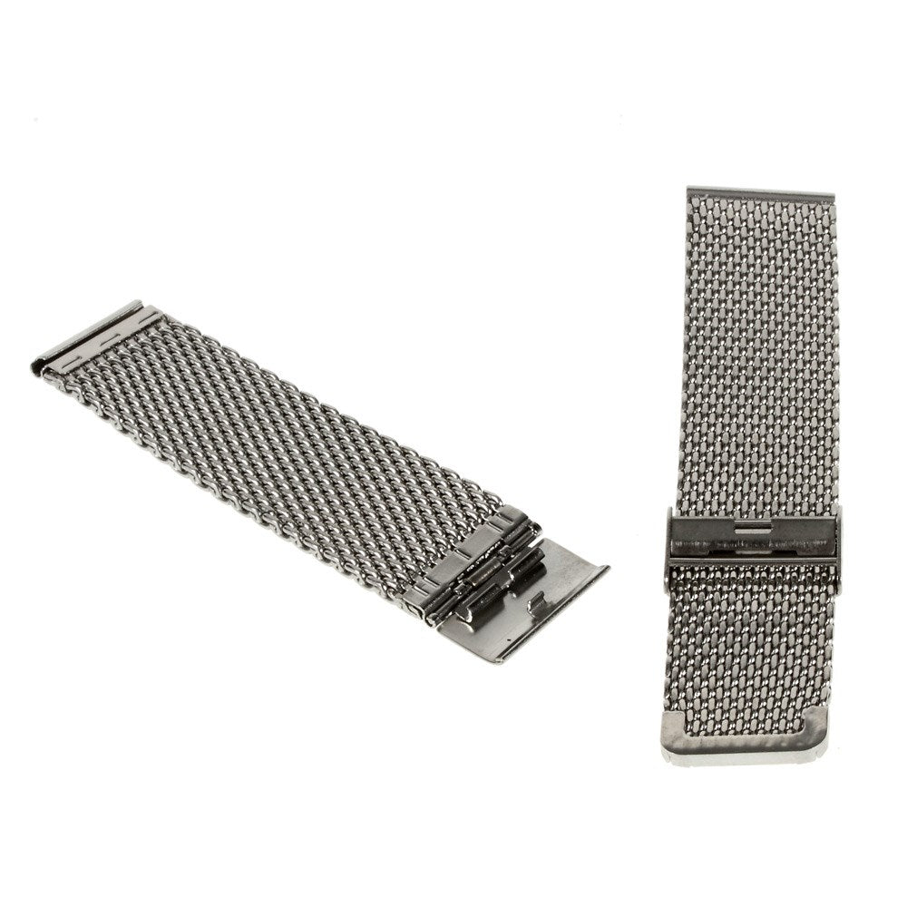 Helt vildt elegant Apple Watch Series 1-3 42mm Metal Rem - Sølv#serie_292