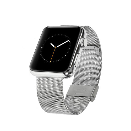 Helt vildt elegant Apple Watch Series 1-3 42mm Metal Rem - Sølv#serie_293